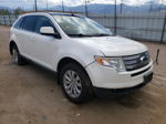 2010 Ford Edge Limited White vin: 2FMDK4KC3ABA85714