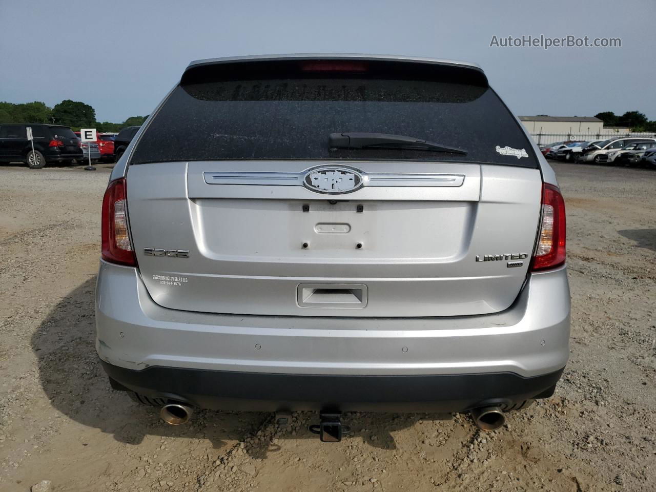 2014 Ford Edge Limited Silver vin: 2FMDK4KC3EBA11649