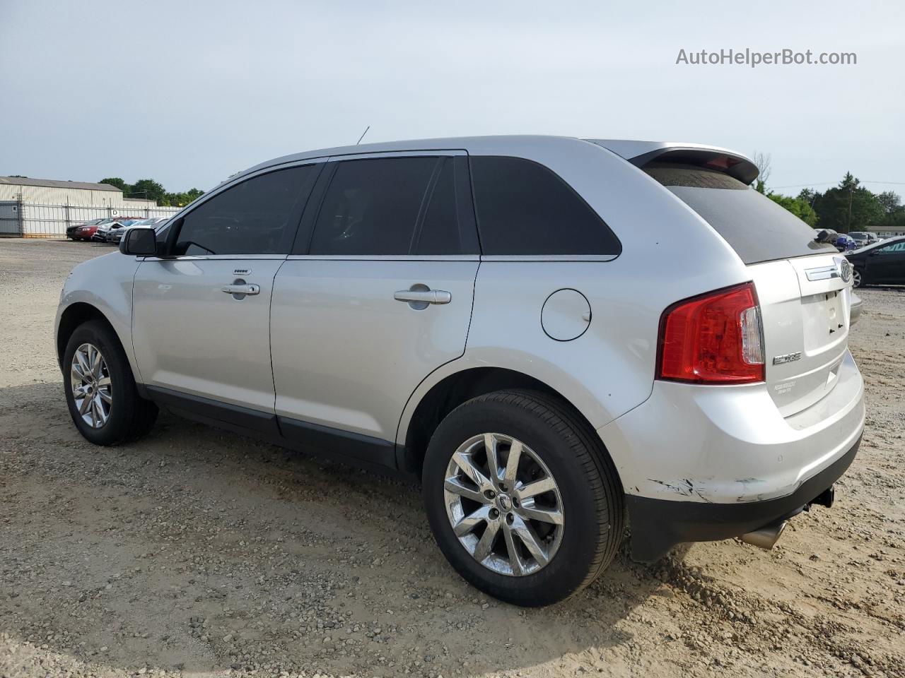 2014 Ford Edge Limited Silver vin: 2FMDK4KC3EBA11649