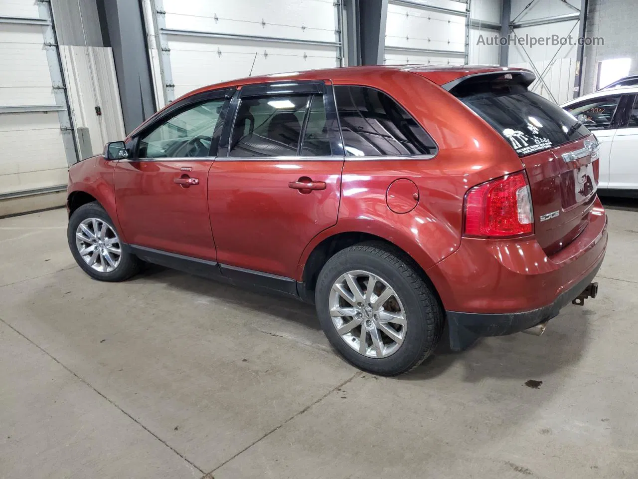 2014 Ford Edge Limited Orange vin: 2FMDK4KC3EBA18150