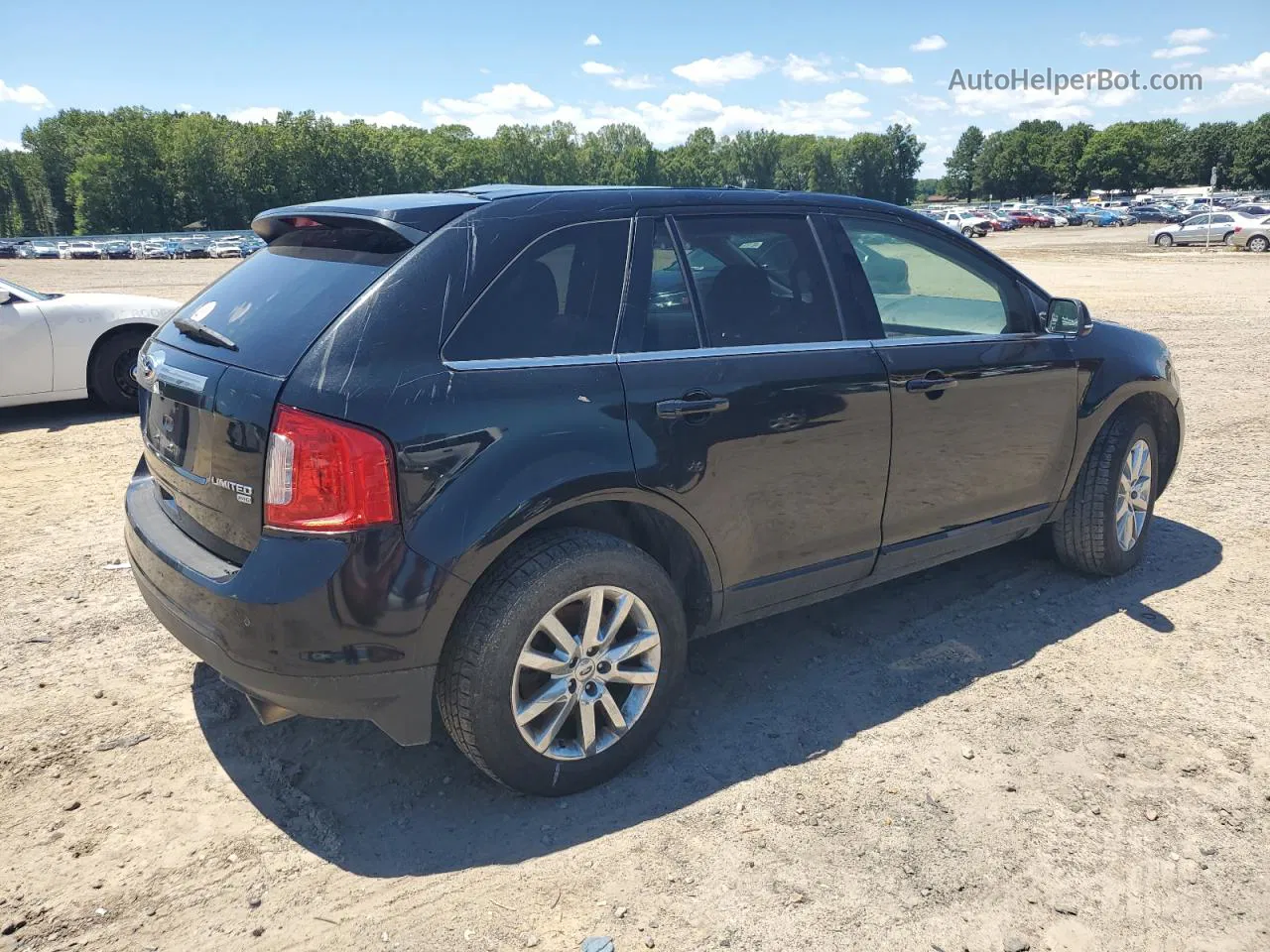 2014 Ford Edge Limited Black vin: 2FMDK4KC3EBA33750