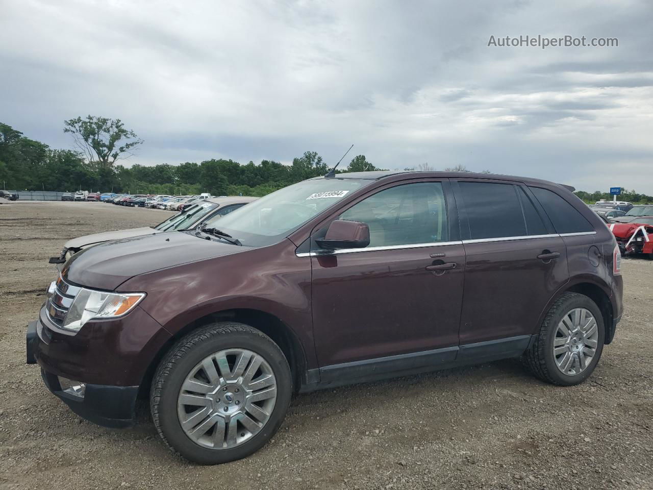 2010 Ford Edge Limited Burgundy vin: 2FMDK4KC4ABB32975