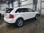 2014 Ford Edge Limited White vin: 2FMDK4KC4EBA00546