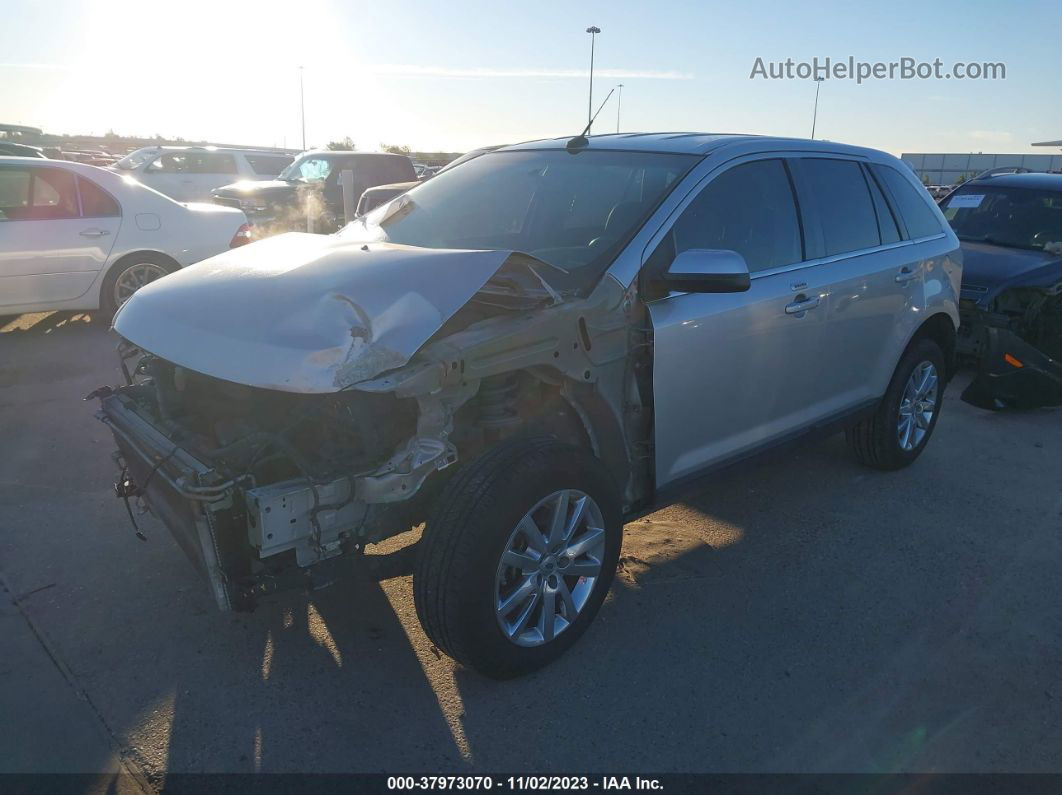 2014 Ford Edge Limited Silver vin: 2FMDK4KC4EBA11515