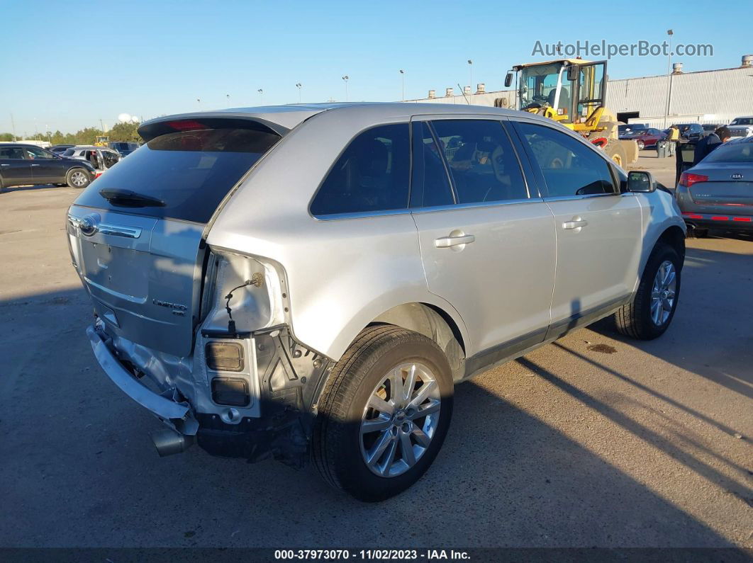 2014 Ford Edge Limited Silver vin: 2FMDK4KC4EBA11515