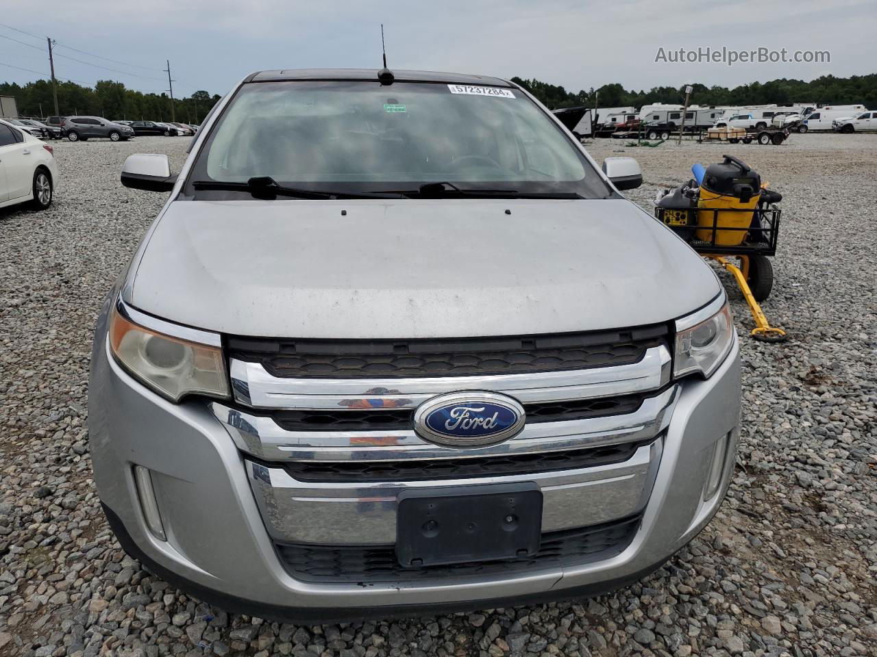 2014 Ford Edge Limited Серебряный vin: 2FMDK4KC4EBB14434