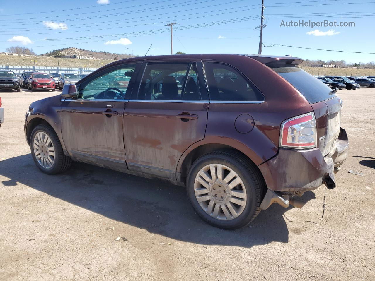 2010 Ford Edge Limited Maroon vin: 2FMDK4KC5ABA32836