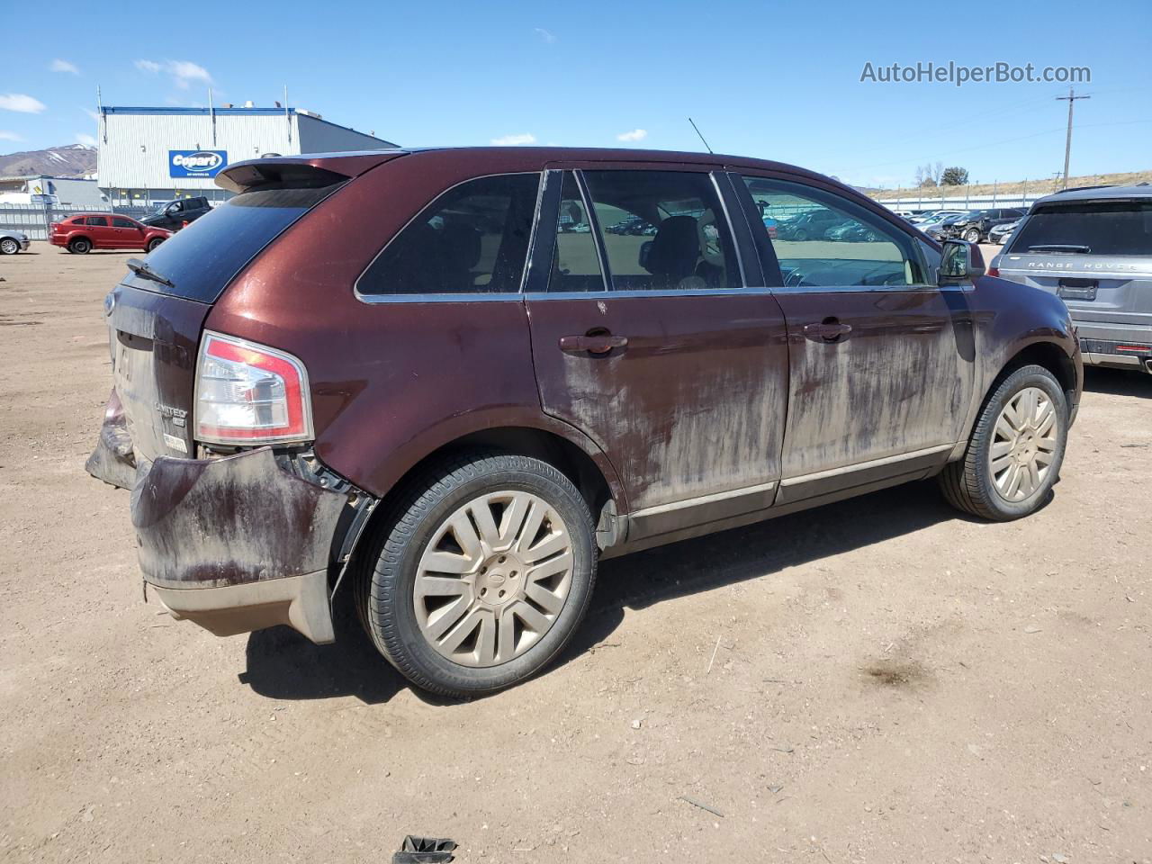 2010 Ford Edge Limited Maroon vin: 2FMDK4KC5ABA32836