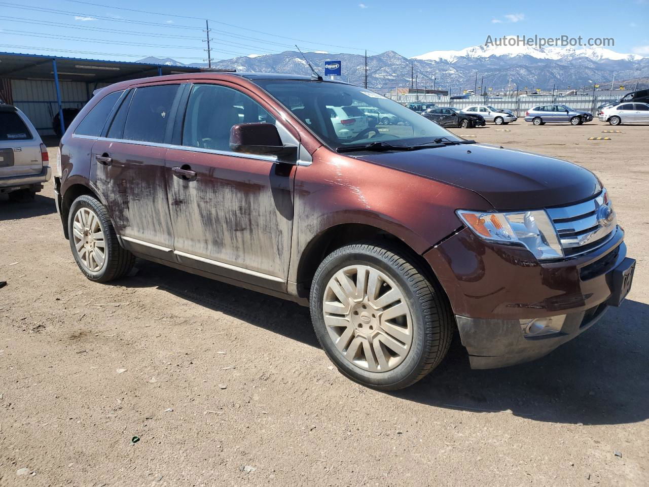 2010 Ford Edge Limited Maroon vin: 2FMDK4KC5ABA32836