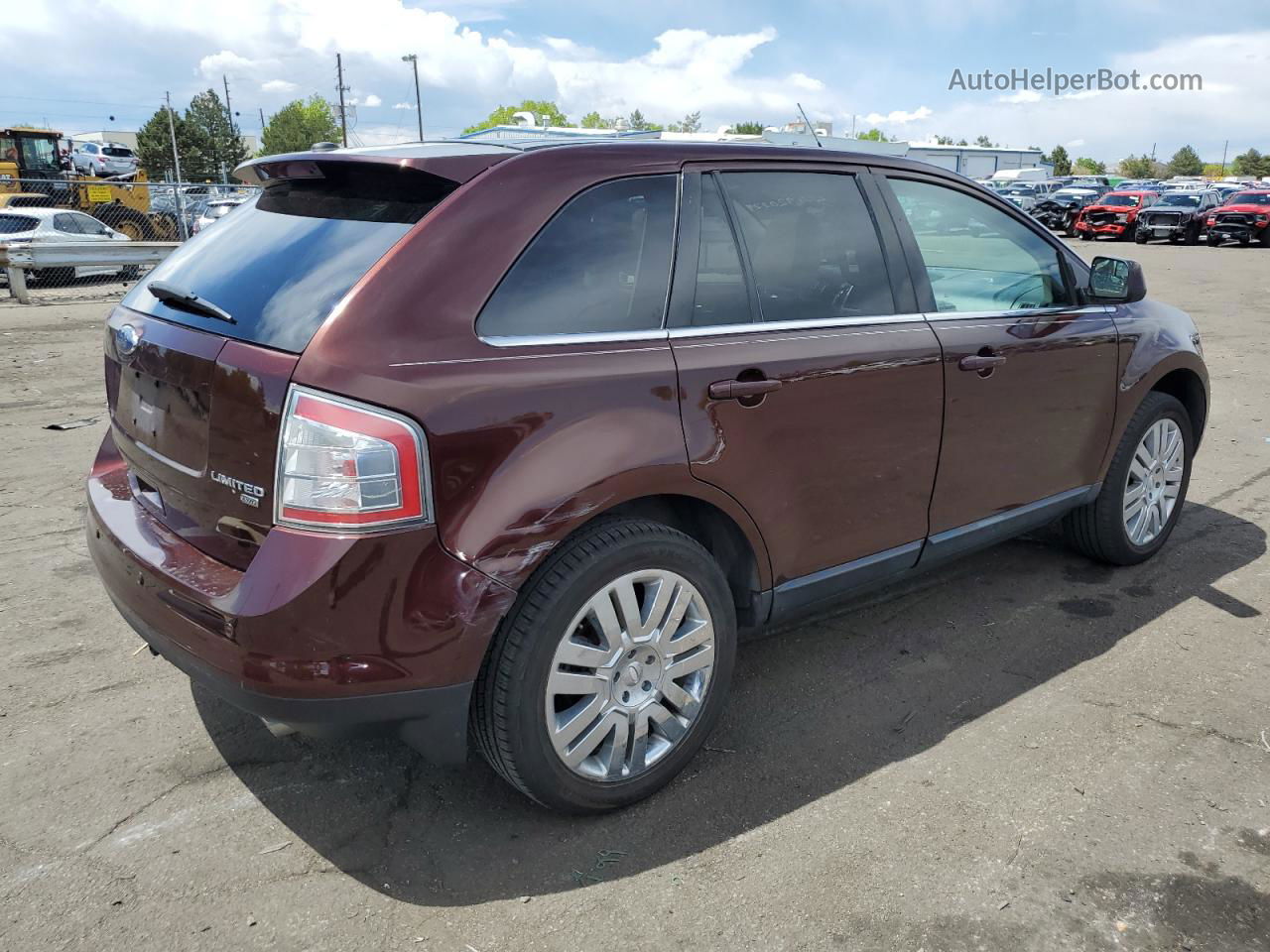 2010 Ford Edge Limited Maroon vin: 2FMDK4KC5ABA37499