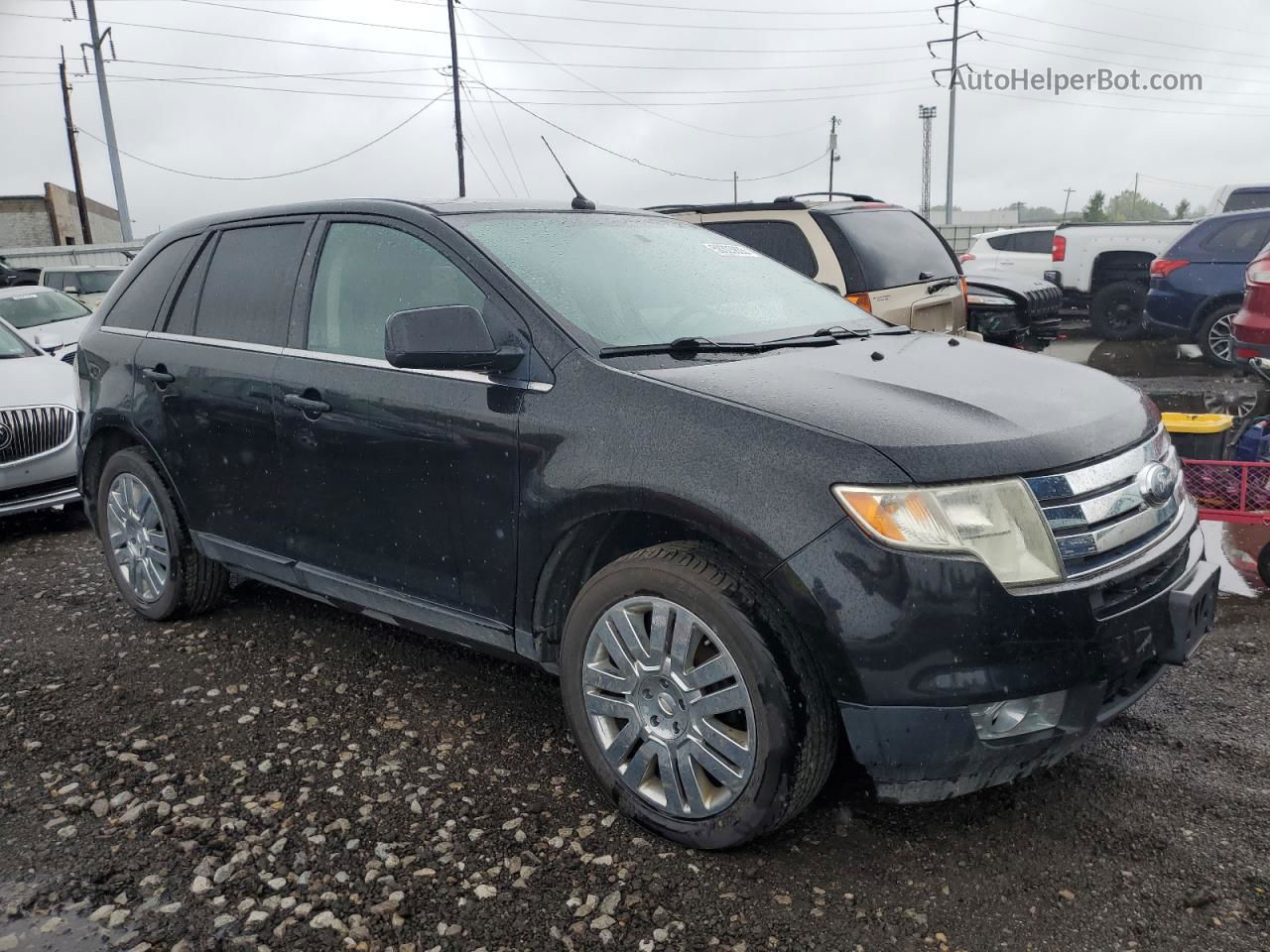 2010 Ford Edge Limited Black vin: 2FMDK4KC5ABA57011