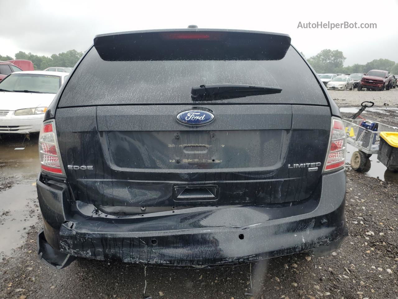 2010 Ford Edge Limited Black vin: 2FMDK4KC5ABA57011