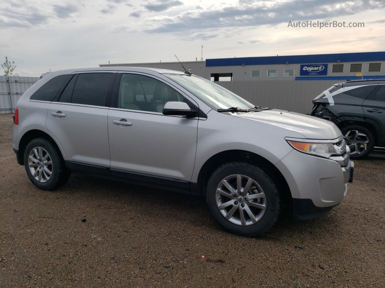 2014 Ford Edge Limited Серебряный vin: 2FMDK4KC5EBA24984