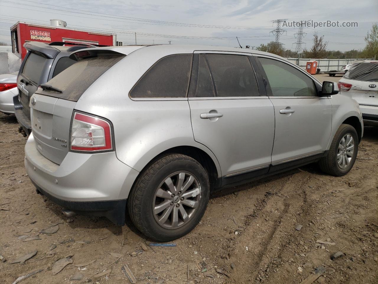 2010 Ford Edge Limited Silver vin: 2FMDK4KC6ABA05340