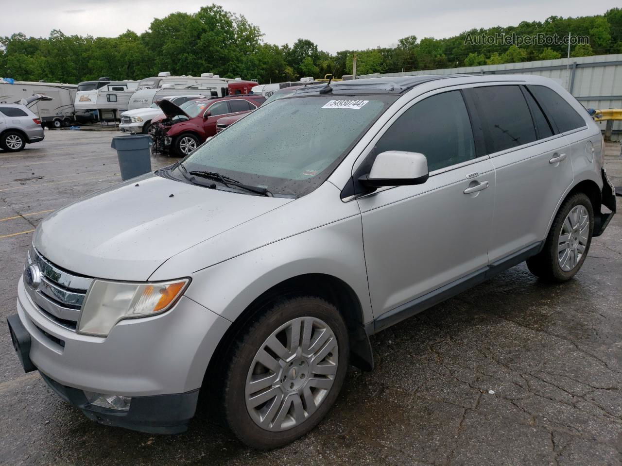 2010 Ford Edge Limited Silver vin: 2FMDK4KC6ABA28651