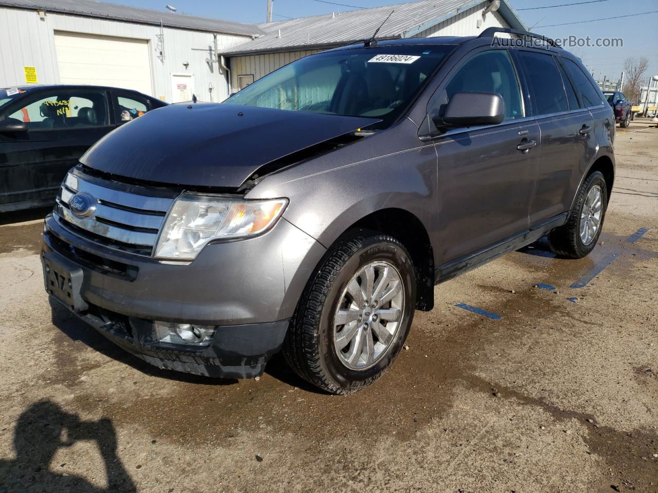 2010 Ford Edge Limited Серый vin: 2FMDK4KC6ABA44204