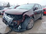 2010 Ford Edge Limited Бордовый vin: 2FMDK4KC6ABA52478