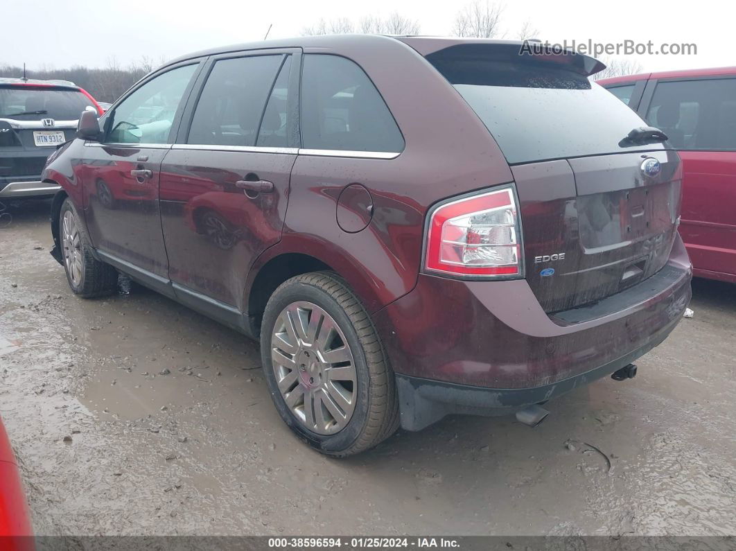 2010 Ford Edge Limited Burgundy vin: 2FMDK4KC6ABA52478