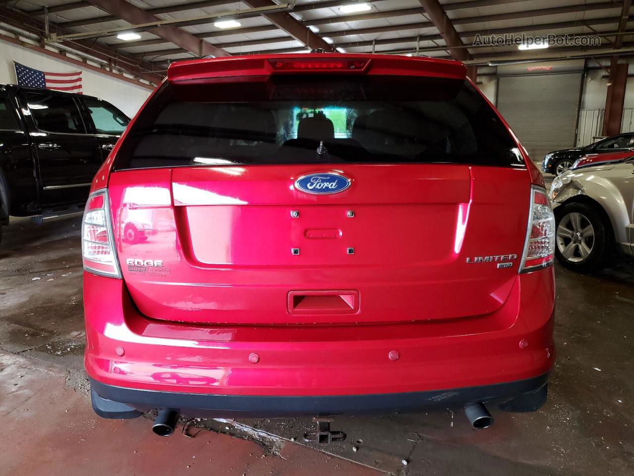 2010 Ford Edge Limited Red vin: 2FMDK4KC6ABB09052