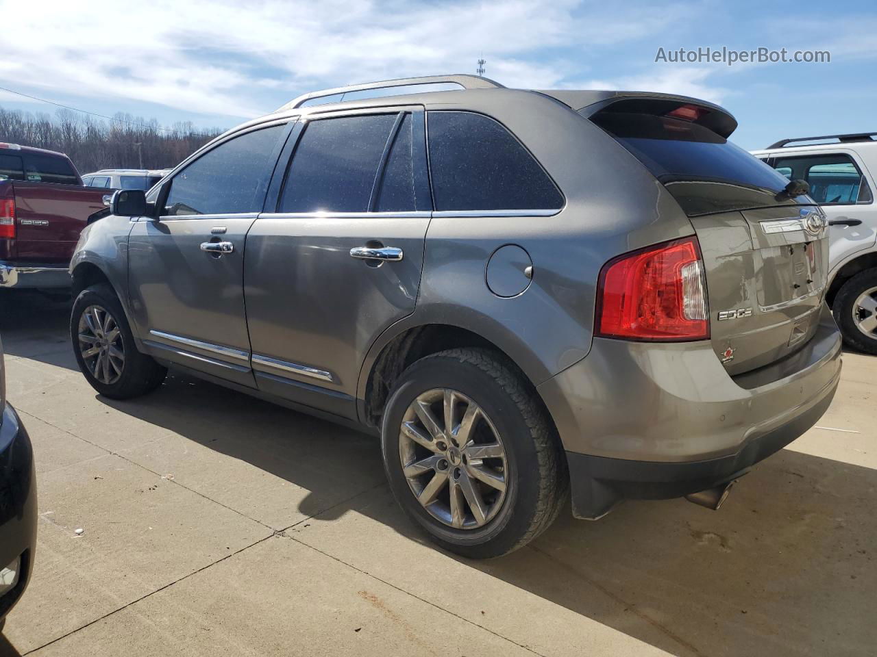 2014 Ford Edge Limited Gray vin: 2FMDK4KC6EBA84594