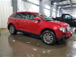 2010 Ford Edge Limited Red vin: 2FMDK4KC7ABB02515