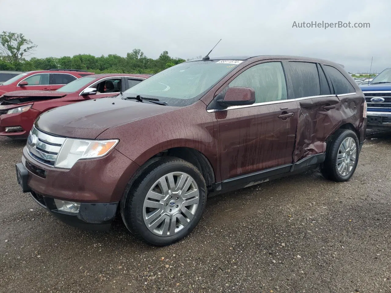 2010 Ford Edge Limited Коричневый vin: 2FMDK4KC7ABB46773