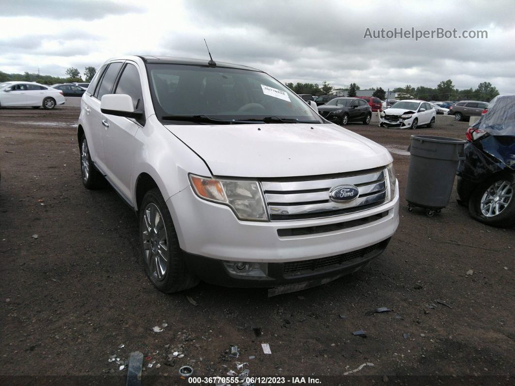 2010 Ford Edge Limited White vin: 2FMDK4KC8ABB12535