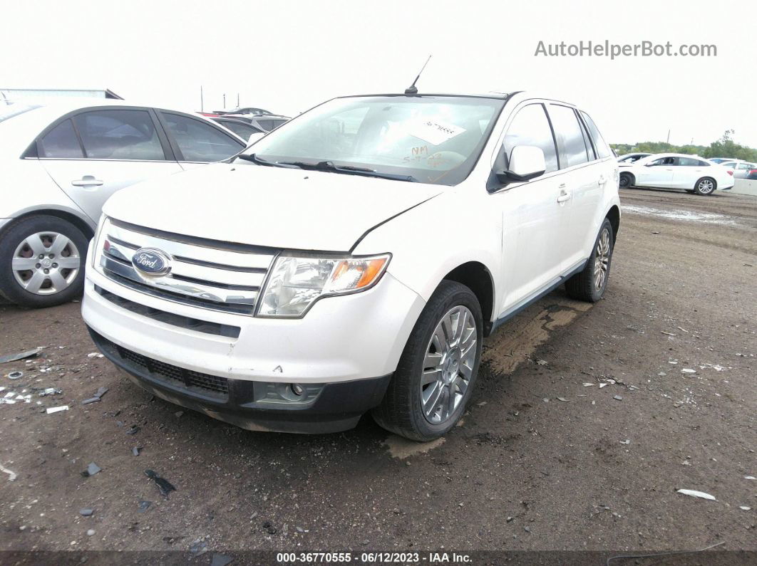 2010 Ford Edge Limited White vin: 2FMDK4KC8ABB12535