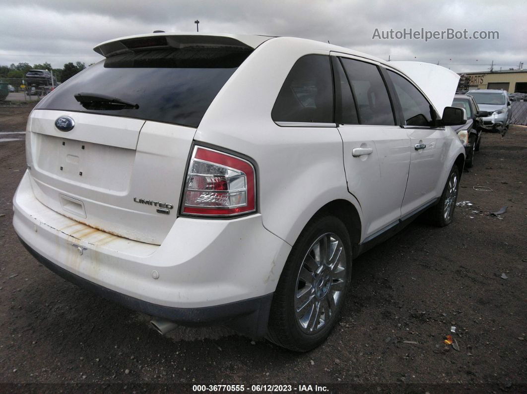 2010 Ford Edge Limited White vin: 2FMDK4KC8ABB12535