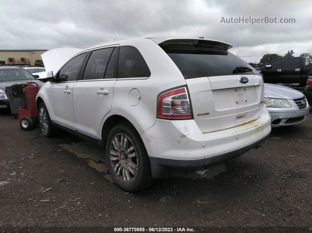 2010 Ford Edge Limited White vin: 2FMDK4KC8ABB12535