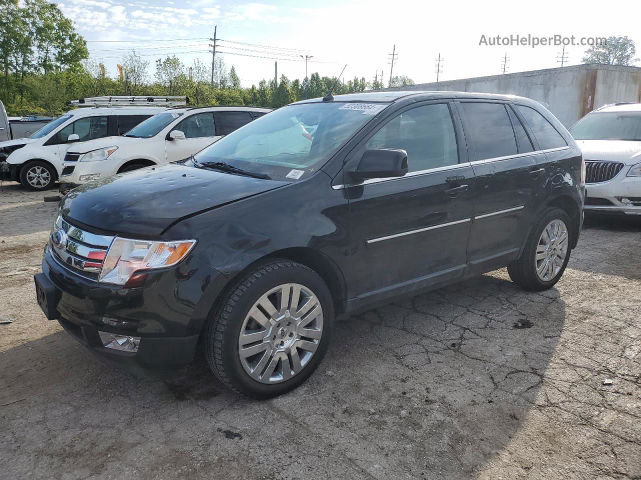 2010 Ford Edge Limited Black vin: 2FMDK4KC9ABA06076