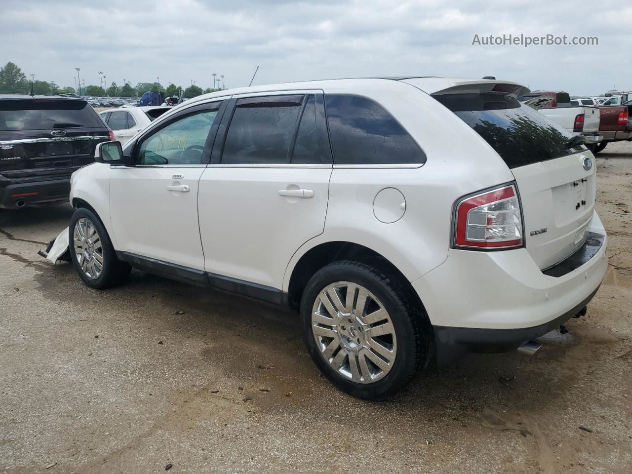 2010 Ford Edge Limited White vin: 2FMDK4KC9ABB32972