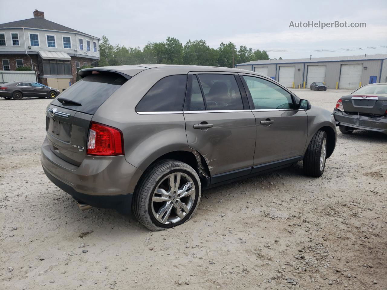 2014 Ford Edge Limited Кремовый vin: 2FMDK4KC9EBA13406