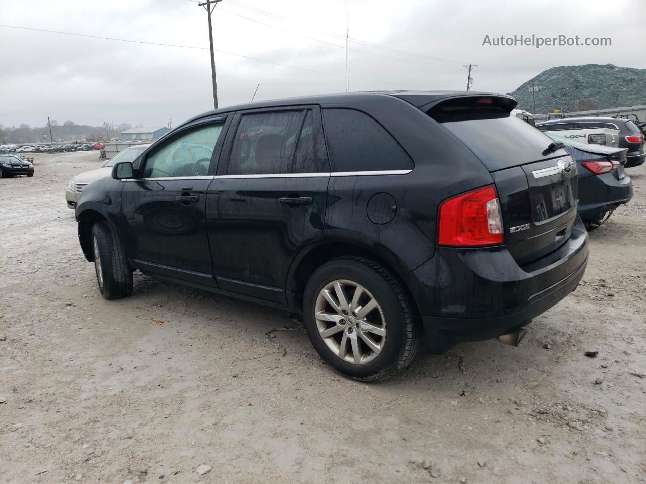 2014 Ford Edge Limited Black vin: 2FMDK4KC9EBA75081