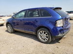 2014 Ford Edge Limited Blue vin: 2FMDK4KC9EBB13232