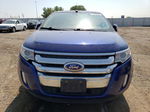 2014 Ford Edge Limited Blue vin: 2FMDK4KC9EBB13232