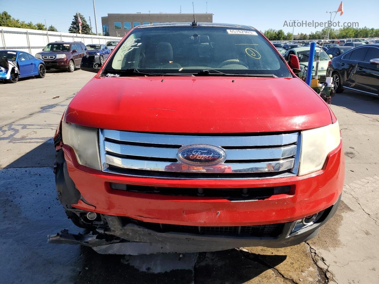 2010 Ford Edge Limited Red vin: 2FMDK4KCXABA80171