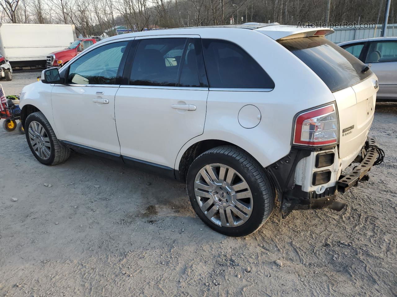 2010 Ford Edge Limited White vin: 2FMDK4KCXABA94801