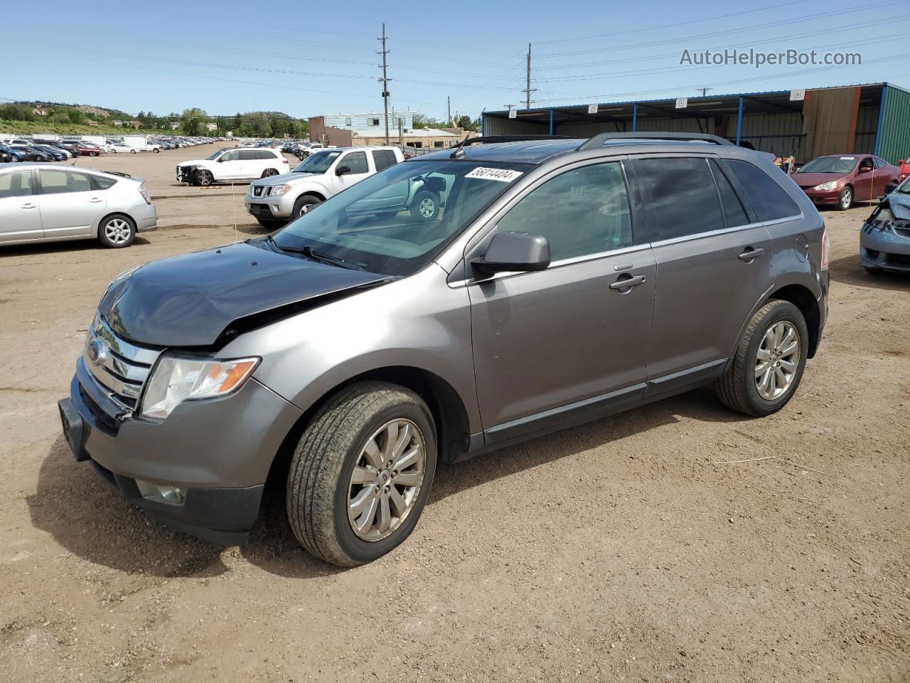 2010 Ford Edge Limited Серый vin: 2FMDK4KCXABB65236