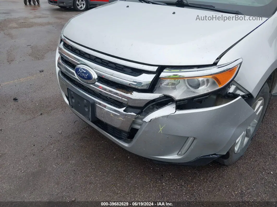 2014 Ford Edge Limited Silver vin: 2FMDK4KCXEBA38735