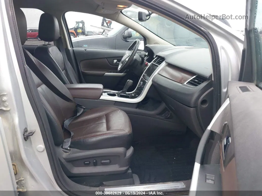 2014 Ford Edge Limited Серебряный vin: 2FMDK4KCXEBA38735