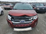 2014 Ford Edge Limited Maroon vin: 2FMDK4KCXEBA57530