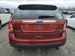 2014 Ford Edge Limited Maroon vin: 2FMDK4KCXEBA57530