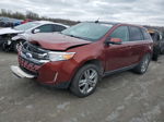 2014 Ford Edge Limited Maroon vin: 2FMDK4KCXEBA57530