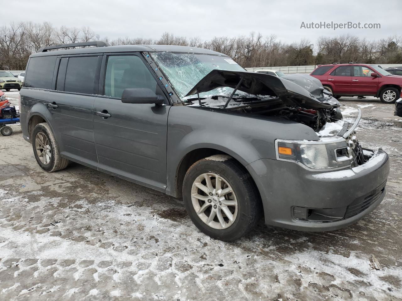 2019 Ford Flex Se Серый vin: 2FMGK5B80KBA28189