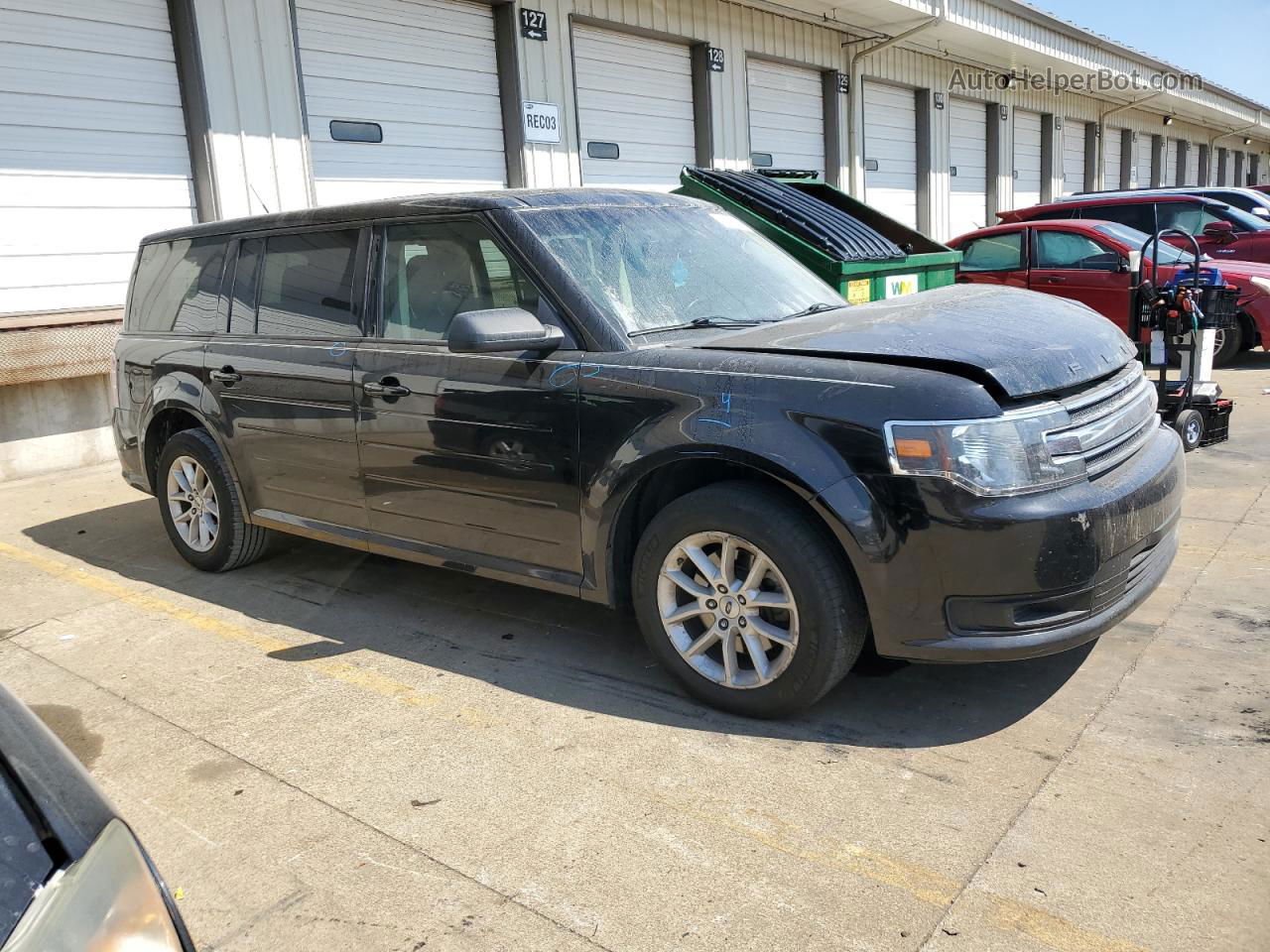 2016 Ford Flex Se Черный vin: 2FMGK5B81GBA23669