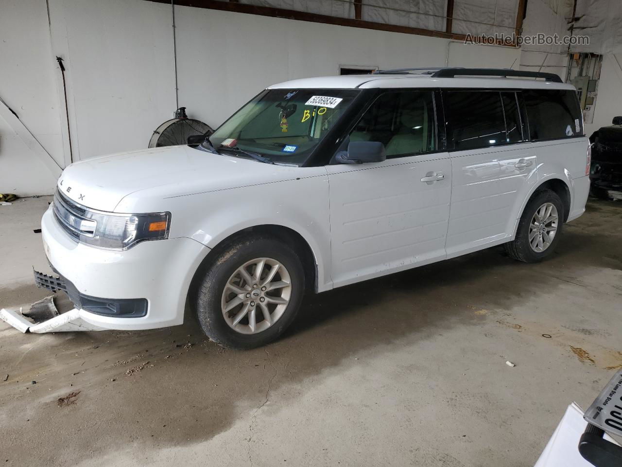 2016 Ford Flex Se White vin: 2FMGK5B84GBA14724