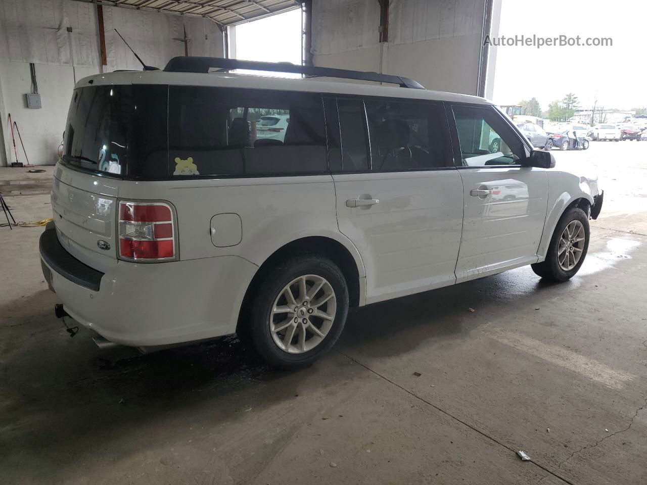 2016 Ford Flex Se White vin: 2FMGK5B84GBA14724