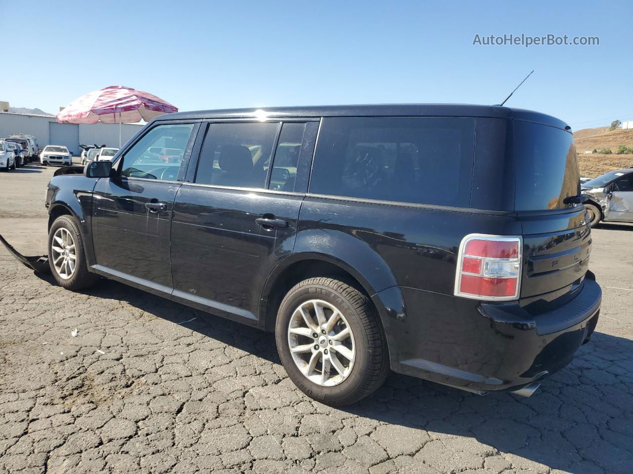 2016 Ford Flex Se Black vin: 2FMGK5B84GBA24539