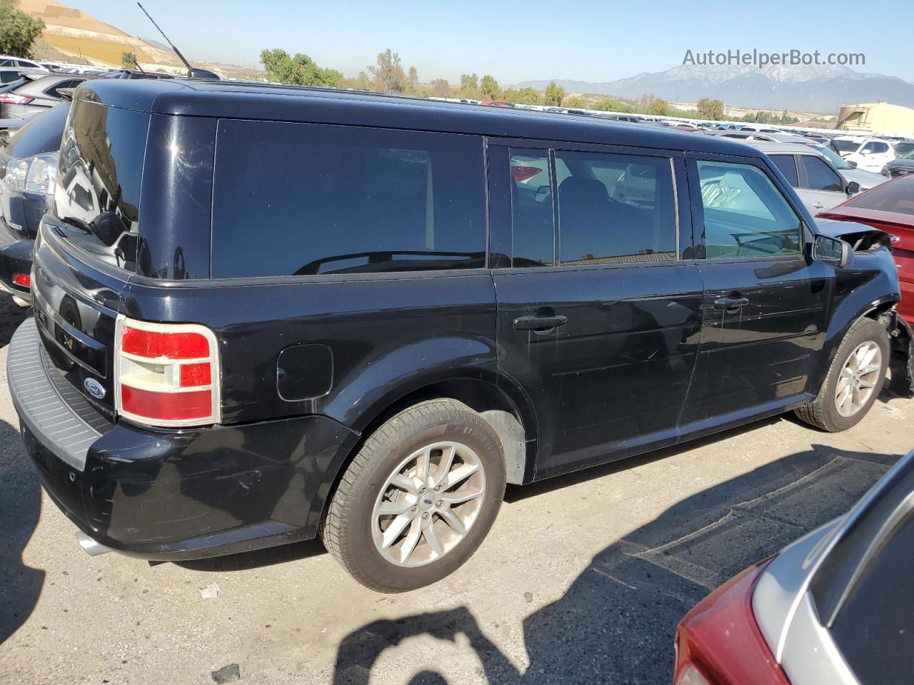 2016 Ford Flex Se Black vin: 2FMGK5B84GBA24539